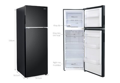 Tủ lạnh Aqua Inverter 228 lít AQR-T278FA(SC)